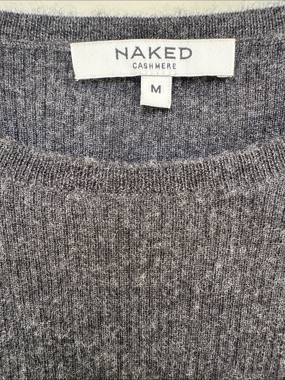 NakedCashmere Dark Charcoal Crewneck Sweater - Picture 2 of 3